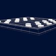 23.jpg Checkers Board Game 3D Print Model