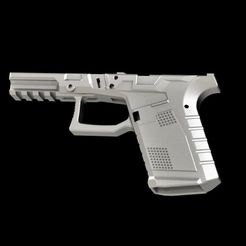G19-CT-mk3-SP-00.jpg STL file Glock 19 Frame MK3 DD19.2 RAILS・3D printing model to download