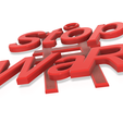 StopWar-02-v3-07.png Decor Sign "STOP WAR IN UKRAINE" PUTIN STOP - everyone should make and hang this sign everywhere - symbol signpost movement and direction real 3D Relief For CNC building decor wall or door-mount for decoration sw-02 3d print