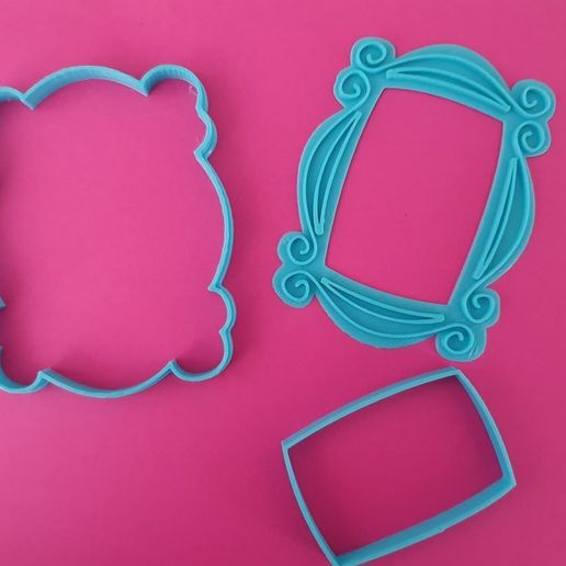 Cortador de Fondant / Galleta de Espejo de Friends / FRIENDS MIRROR COOKIE CUTTER 3D model