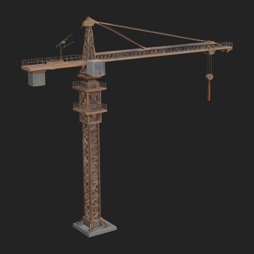 Tower Crane Model Design 3 - 3D Print Model