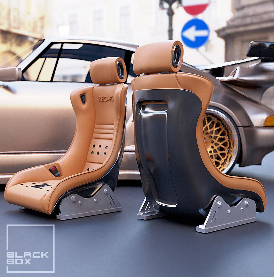a4.jpg 3D file SPORT SEAT FOR DIECAST AND MODELKITS・3D printing template to download, BlackBox