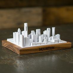 gallery_houstonperspective_1.jpg Free 3D file Downtown Houston Skyline・Model to download and 3D print