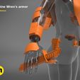 sabine-armor-basic-orange.560.jpg Sabine Wren's armor - The Star Wars wearable 3D PRINT MODEL