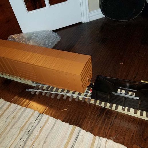 Drop Bottom Wooden Ore Hopper (F scale) - 3D model önizlemesi