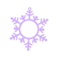 Soplillo Nieve.stl Customizable Christmas ornaments