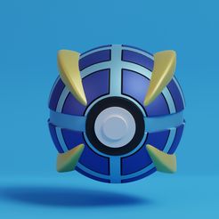 beast-ball-render.jpg Fichier STL Pokemon Beast Ball Pokeball・Idée pour impression 3D à télécharger