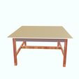 0_00004.jpg TABLE 3D MODEL - 3D PRINTING - OBJ - FBX - MASE DESK SCHOOL HOUSE WORK HOME WOOD STUDENT BOY GIRL