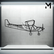 pa-24-comanche.png Wall Silhouette: Airplane Set