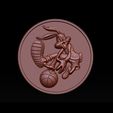 018.jpg Basketball Bunny coin