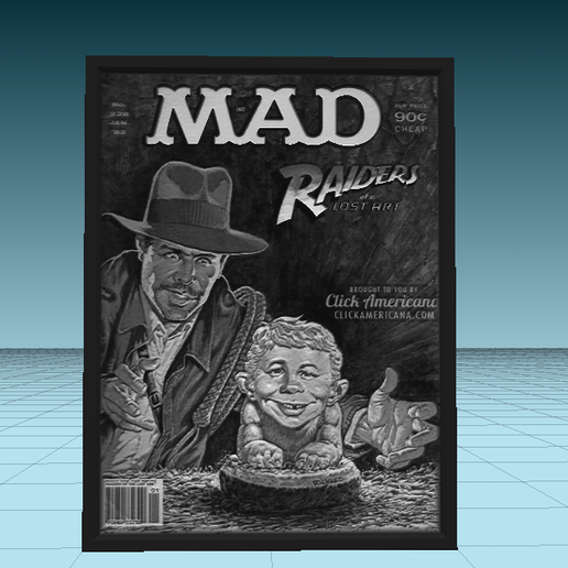 mad magazine in raiders of the lost ark