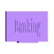 19-38 banking.stl Plates for USB Organizer ( EN )
