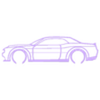 dodge challenger demon.STL Dodge Challenger Demon