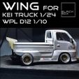 a5.jpg Rear Wing for WPL D12 and 1/24 Suzuki Carry Style Kei truck modelkit