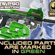 UNW-P90-PE-ETHA-1-MAG-mount-green.jpg UNW P90 MAG MOUNT FOR THE PLANET ECLIPSE ETHA 1