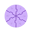 CircleAiO_6pcs.stl Bend/Break the Circles, Fraction Circles, Circle Models
