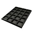 20mm-to-25mm-5x4.jpg 26 STLs for Movement Tray Adapters. 20mm, 25mm, 32mm Round, 25mm x 50mm