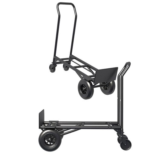 Hand Truck / Folding Hand Dolly Cart with Retractable Handle / Deluxe Aluminum Hand Trucks