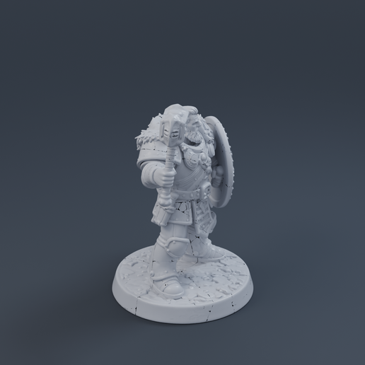 Vet Second In Line Officer Class 3D printable STL miniature