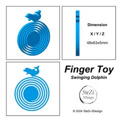 Swinging-Dolphin_Stezi-3Design.jpg Finger Toy / Finger Toy Swinging Dolphin by SteZi-3Design