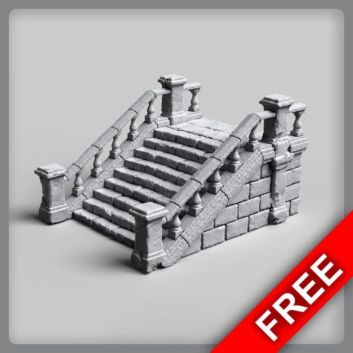 Ruins Stairs Terrain