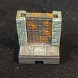 simple-metal-door-on-frame.jpg terrain, tile, rpg, 28 mm, d&d, Dungeon set 1 (Quick tiling system)