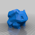 775b7000b1d131d616b408947c2bc0a5.png Free STL file Low Poly Bulbasaur Switch Cartridge Case・3D printing design to download