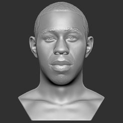 1.jpg Archivo STL Busto de Tyler The Creator para la impresión 3D・Design para impresora 3D para descargar
