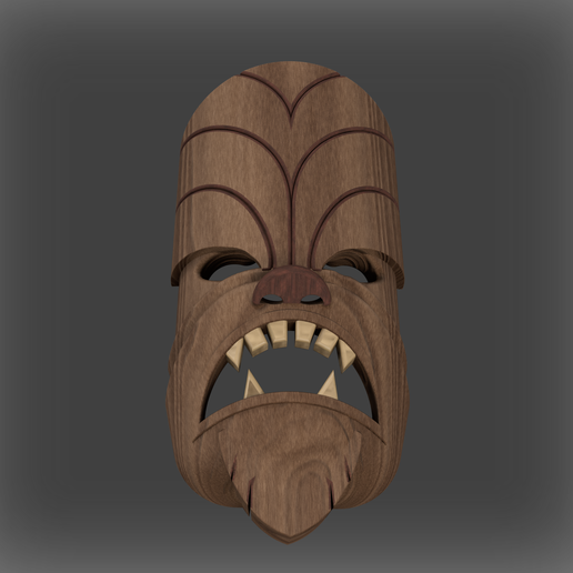 Tiki Mask 3D model