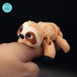 Sloth_03.jpg Flexi Sloth Print In Place STL et 3MF