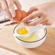 egg4.jpg Tool Yolk  Separator-Egg Divider Strainer Screen Filter-Chef Kitchen  Mini hand-held design