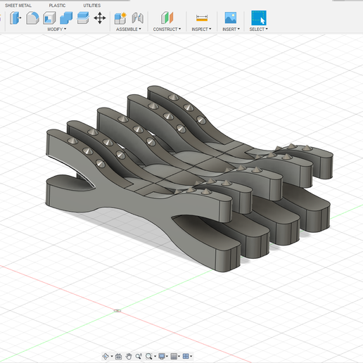 Soap holder - Waves 3D model