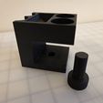 Double-Pool-Cue-Holder-with-Round-Chalks-Slot-Black.jpg Double Cue Holder with Round Chalk Slot