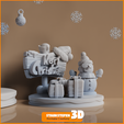 Christmas-holidays-decors-3dprintables-xmastree-snow-decorss-snowman-5.png Christmas Decor 3D Pritable miniature Collection set