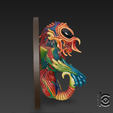 SNAG-0039.png Colorful Cosmic Beast Hook - 3D Model for Printing