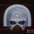 Peacemaker_helmet_3d_print_model_14.jpg Peacemaker Helmet - John Cena Movie - The Suicide Squad Cosplay