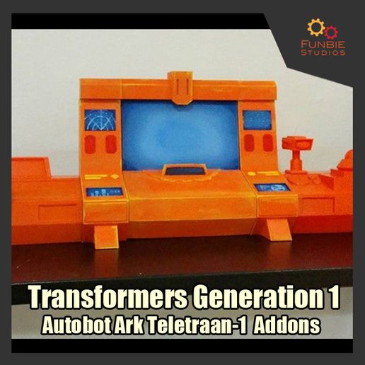 Transformers Generation 1 - Autobot Ark Teletraan-1 (Add-Ons) 3D model