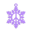 Peacesnowflake_fixed.stl Peace SnowFlake