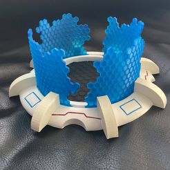 Forcefield-Bunker.jpg Free STL file Tau Forcefield Bunker・3D printer design to download