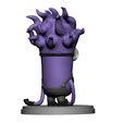 11.jpg Purple mutated minion for 3D printing STL