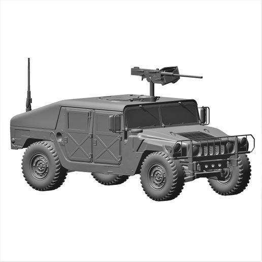 humvee hummer military vehicle static model