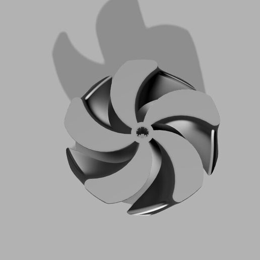 RC Boat Propeller Turbine - Hydrodynamic Ship Engine Component