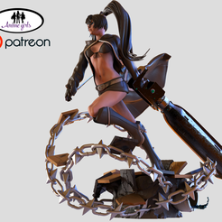 mato-2.png Файл 3D Mato kuroi + sexy version (Back Rock Shooter)・Шаблон для 3D-печати для загрузки