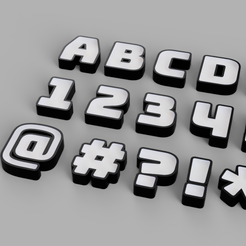 Font_Bungee_3D_view_1.png Bungee 3D font with 3 different inlays