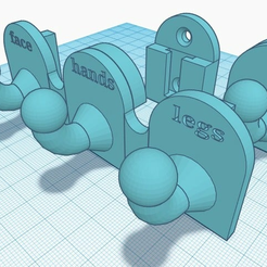 modular_wall_hanger.png STL file modular wall hanger・Design to download and 3D print