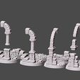 ZBrush-ScreenGrab01_0000_Calque-1.jpg 6 Textured bases - Antic ruins - 32mm - set 2