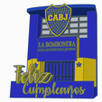 1.png Boca Juniors cake decoration cake decoration bombonera