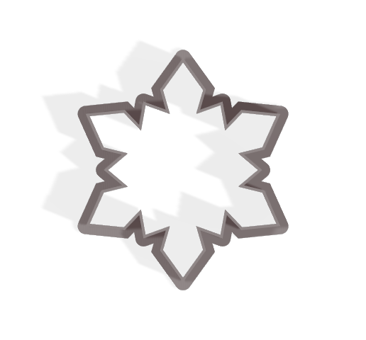 STL file Forms for cookies snowflake, Christmas, New Year ️ ・Template ...