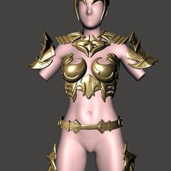 female1.jpg Free STL file CosPlay - Female Armour 1 - BY SPARX・3D printer model to download