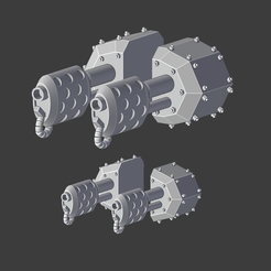 Burny Sponsons.png 3D file Burny Side Sponsons Large and Small・3D print object to download